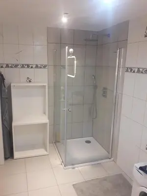 Łazienka w obiekcie Quiet and cozy apartment Wroclaw-Widawa