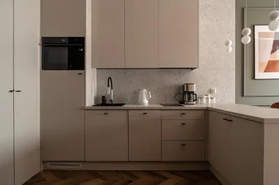 Kuchnia lub aneks kuchenny w obiekcie RentPlanet - Nowa Kurkowa