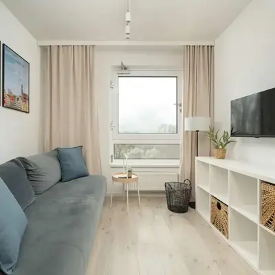 Bright & Modern Studio Kępa Mieszczańska by Noclegi Renters