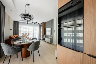 Plan piętra w obiekcie Lux Apart z Tarasem - CENTRUM - Parking Sauna Siłownia Meldunki 24na7