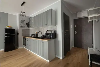 Kuchnia lub aneks kuchenny w obiekcie Apartament Happy