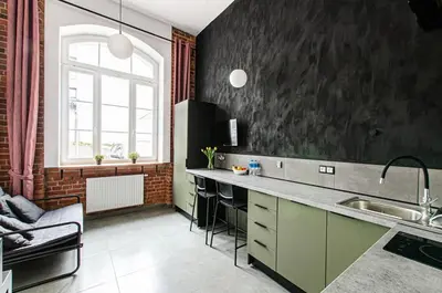 Kuchnia lub aneks kuchenny w obiekcie 4A Loft Apartment