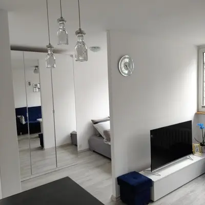 Łóżko lub łóżka w pokoju w obiekcie Mieszkanie Kłodzko Centrum