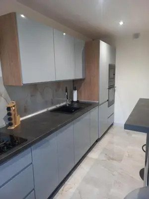 Kuchnia lub aneks kuchenny w obiekcie Apartament tuż przy Rynku