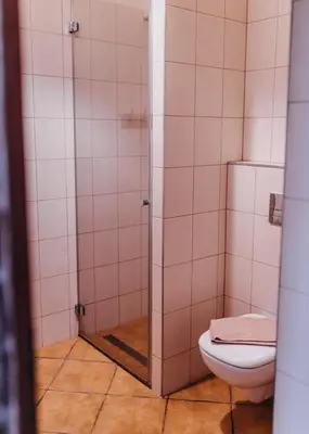Łazienka w obiekcie Villa Hubertus