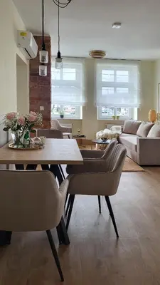 Część wypoczynkowa w obiekcie Apartament w sercu miasta