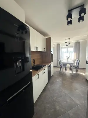 Kuchnia lub aneks kuchenny w obiekcie Apartament Pod Leśnym Niebem