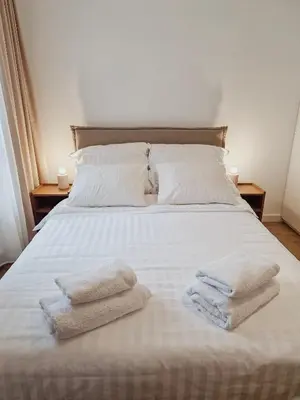 Łóżko lub łóżka w pokoju w obiekcie Braniborska Base