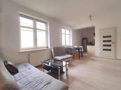 Część wypoczynkowa w obiekcie Sunny Stay by Grafit