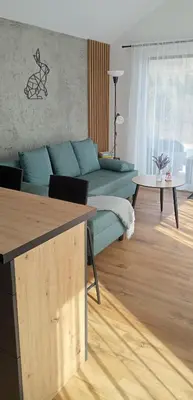 Część wypoczynkowa w obiekcie Domek Zając