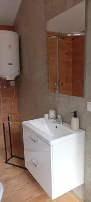 Łazienka w obiekcie Domek Zając
