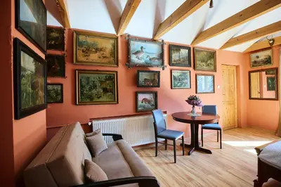 Część wypoczynkowa w obiekcie Apartamenty Pod Kalwarią Góra Św Anny