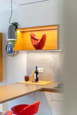 Kuchnia lub aneks kuchenny w obiekcie Route 66 Apartment Old Town - ProperUNIT