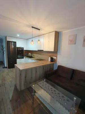 Kuchnia lub aneks kuchenny w obiekcie Kameralne Zacisze