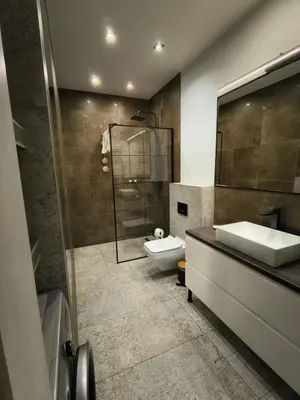 Łazienka w obiekcie Tabago Studio 32 Brzeg Wolności