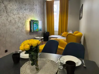 Część wypoczynkowa w obiekcie Tabago Studio 32 Brzeg Wolności