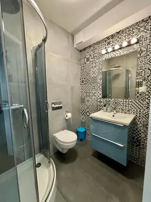 Łazienka w obiekcie Apartament Kamionka Piast