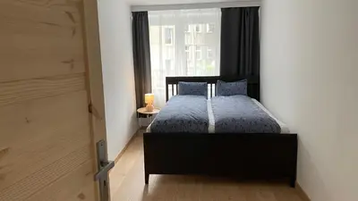 Łóżko lub łóżka w pokoju w obiekcie Apartament Juliana