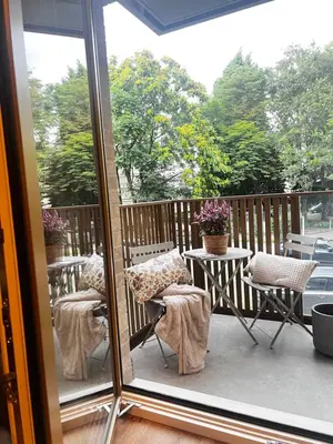Balkon lub taras w obiekcie Junior Czysta