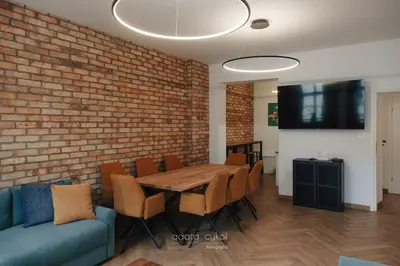 Telewizja i/lub zestaw kina domowego w obiekcie Apartament Rynek Ruska