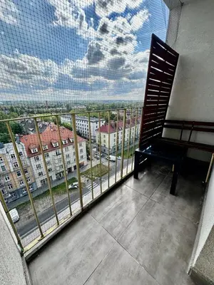 Balkon lub taras w obiekcie Mieszkanie z widokiem na miasto