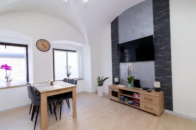 Telewizja i/lub zestaw kina domowego w obiekcie Storczyk