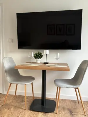 Telewizja i/lub zestaw kina domowego w obiekcie Apartamenty Toronto