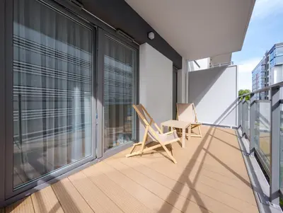 Balkon lub taras w obiekcie Virgin River Deluxe Apartment by BookingHost