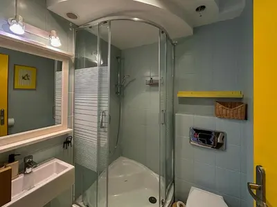 Łazienka w obiekcie Kolorowo Kącik - Apartament przy Parku