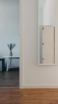 Plan piętra w obiekcie Mieszczańska 46 - Nowoczesny apartament z 2 sypialniami - taras, parking, centrum - Wrocław - Fair Rentals
