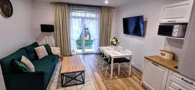 Kuchnia lub aneks kuchenny w obiekcie ApartamentStronieŚląskie