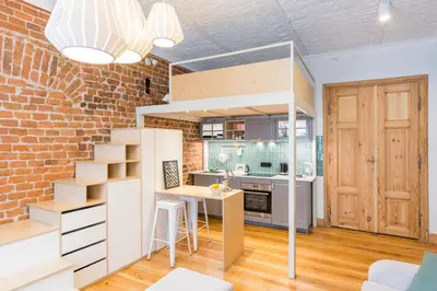 Kuchnia lub aneks kuchenny w obiekcie Comfort & Modern Studio by Market Square with AC AS Home S5