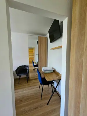 Telewizja i/lub zestaw kina domowego w obiekcie Apartament Radiostacja IX, parking free