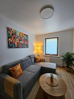 Część wypoczynkowa w obiekcie Apartament Radiostacja IX, parking free