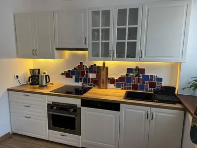 Kuchnia lub aneks kuchenny w obiekcie Apartament Zimowa 16