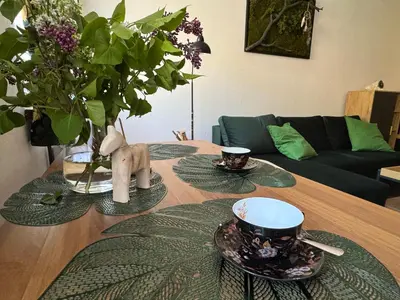 Część wypoczynkowa w obiekcie Apartament Zimowa 16
