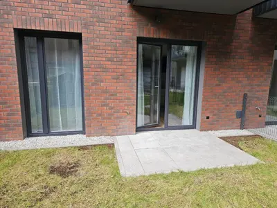 Budynek, w którym mieści się apartament