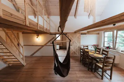 Plan piętra w obiekcie Kamienny Zakątek w Górach Bystrzyckich, Zieleniec SKY, Czarna Góra Resort, Spalona