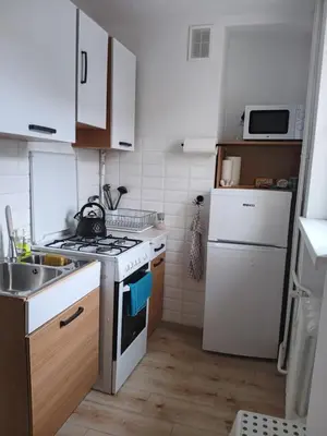 Kuchnia lub aneks kuchenny w obiekcie Apartament IVONA Grabiszynska
