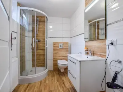 Łazienka w obiekcie Trzy Pasma Pokoje Gościnne