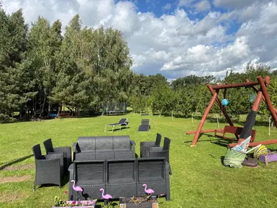 Ogród w obiekcie Apartament Natura - Dolina Baryczy