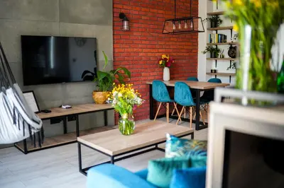 Telewizja i/lub zestaw kina domowego w obiekcie JP Loft Apart
