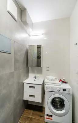 Plan piętra w obiekcie Apartament z tarasem i miejscem postojowym