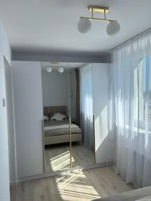 Łóżko lub łóżka w pokoju w obiekcie Apartament Gold Rynek Mieroszów Wi-Fi, nc plus