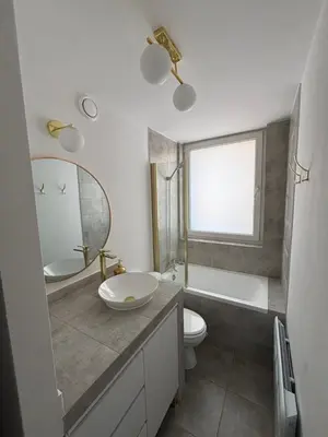 Łazienka w obiekcie Apartament Gold Rynek Mieroszów Wi-Fi, nc plus