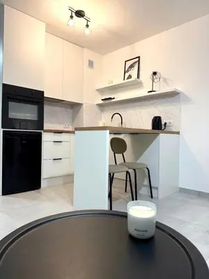 Kuchnia lub aneks kuchenny w obiekcie LOFT APARTAMENT I Kępno