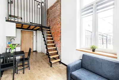 Część wypoczynkowa w obiekcie 3A Loft City Centre Apartment