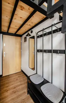 Łóżko lub łóżka w pokoju w obiekcie 9B Loft City Apartment