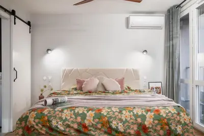 Łóżko lub łóżka w pokoju w obiekcie Nowy Świat Suite