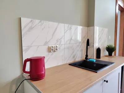 Kuchnia lub aneks kuchenny w obiekcie Apartament Centrum Kłodzko - Stara i Piękna Kamienica - ulica Okrzei, Spokój, Parking, 25m2